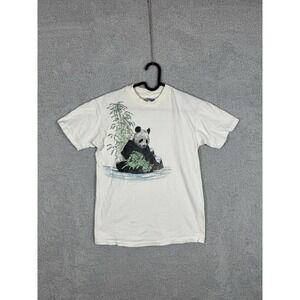 Vintage 90s Panda HARLE QUIN T-Shirt Size M Made Usa Single Stitch
